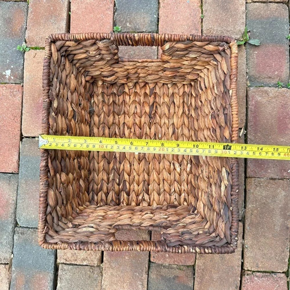 Woven Hyacinth Storage Basket